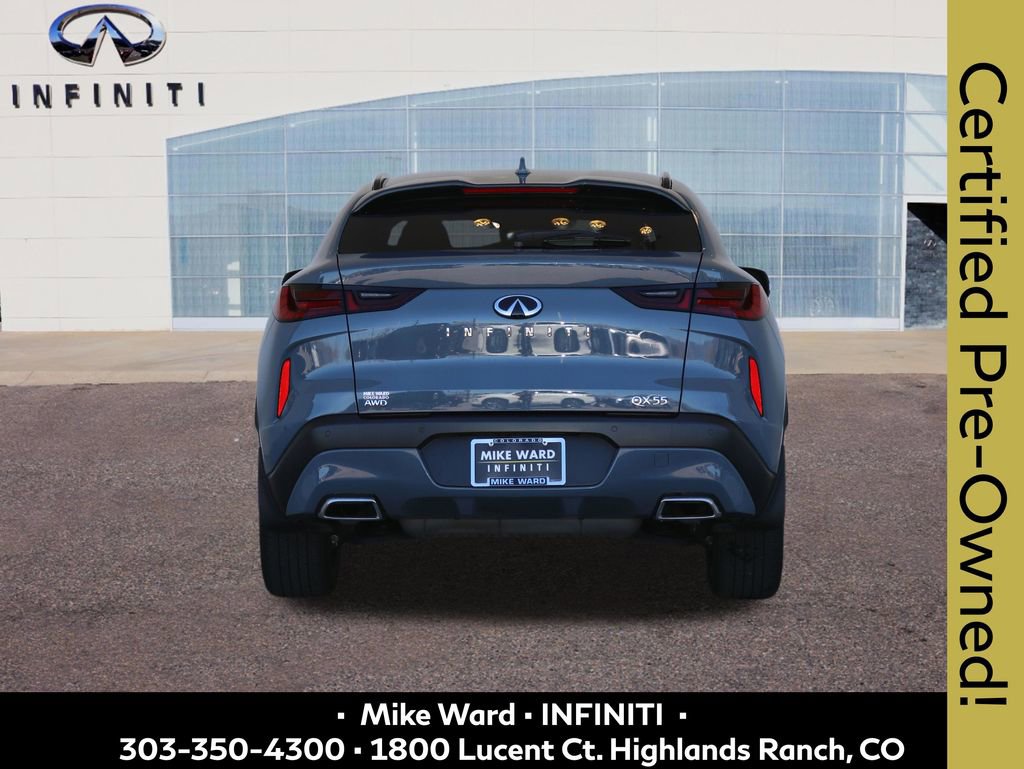 Certified 2025 INFINITI QX55 Luxe w/ Cargo Package AWD/4WD image 4