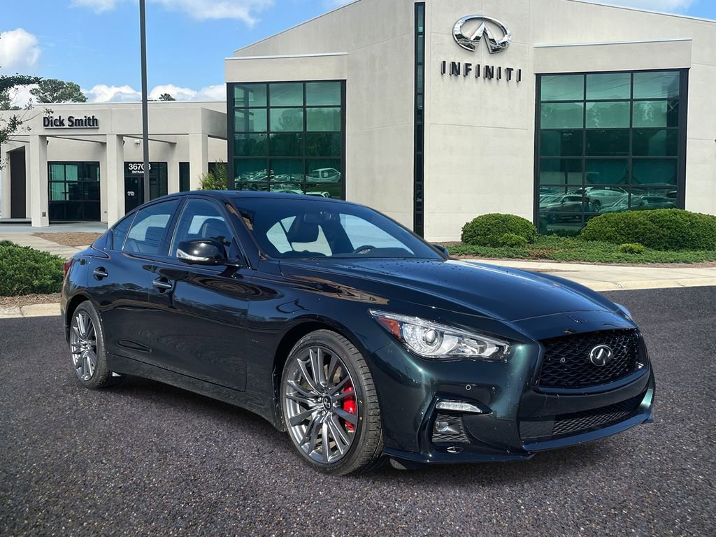 Used 2024 INFINITI Q50 Red Sport 400 w/ Black Opal Edition image 1
