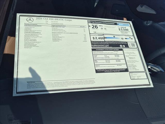 New 2026 Mercedes-Benz CLE 450 4MATIC Coupe image 16