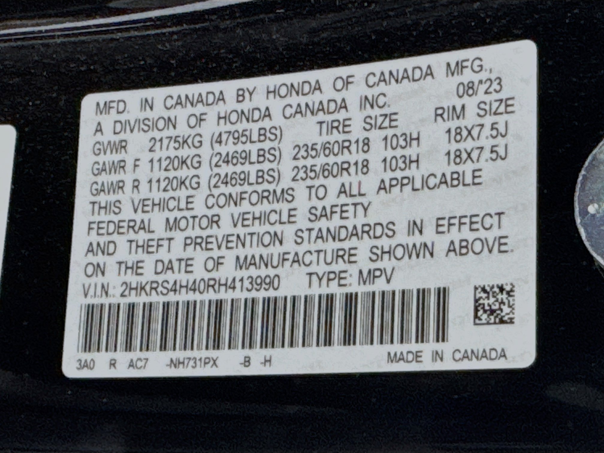 Certified 2024 Honda CR-V EX image 31