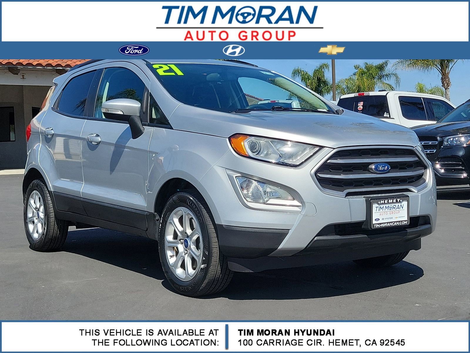 Used 2021 Ford EcoSport SE
