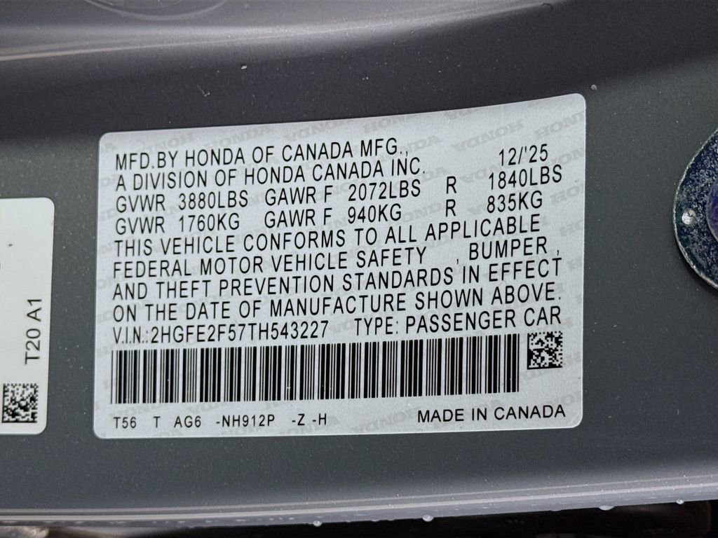 New 2026 Honda Civic Sport image 29