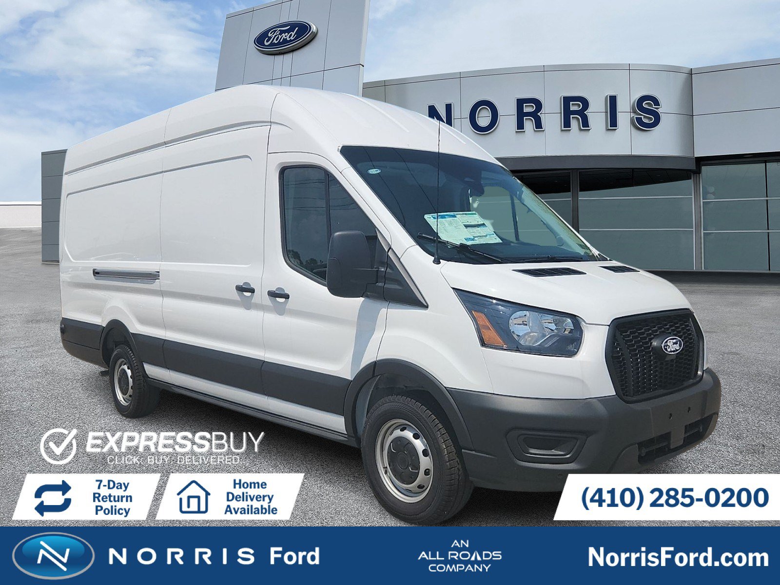 New 2026 Ford Transit 350 148 High Roof Extended w/ Load Area Protection Package RWD image 1