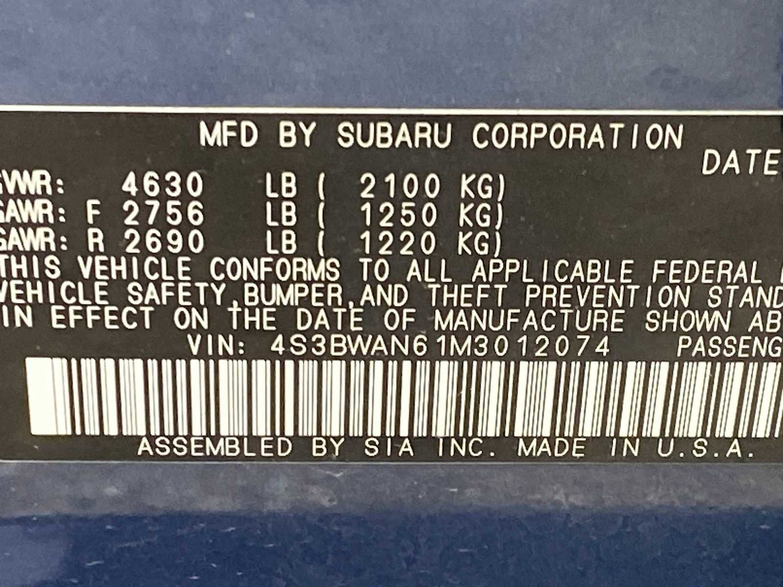 Used 2021 Subaru Legacy Limited image 36