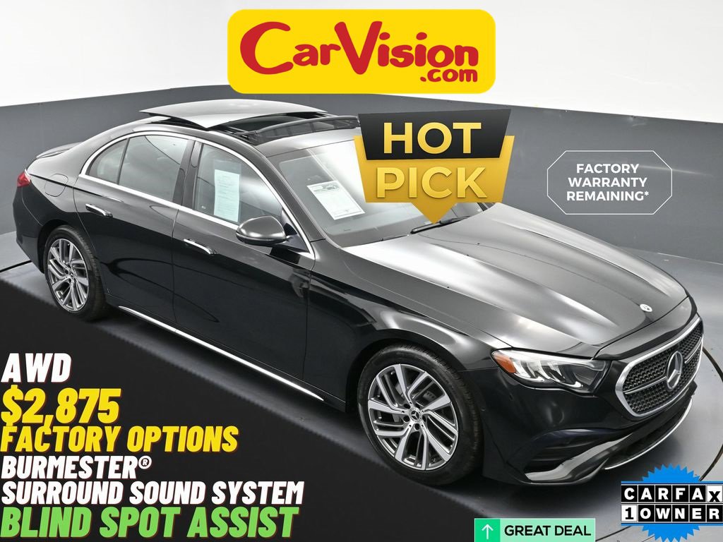 Used 2024 Mercedes-Benz E 350 4MATIC Sedan image 1