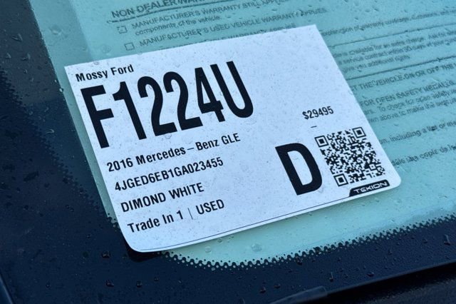 Used 2016 Mercedes-Benz GLE 450 4MATIC Coupe image 4