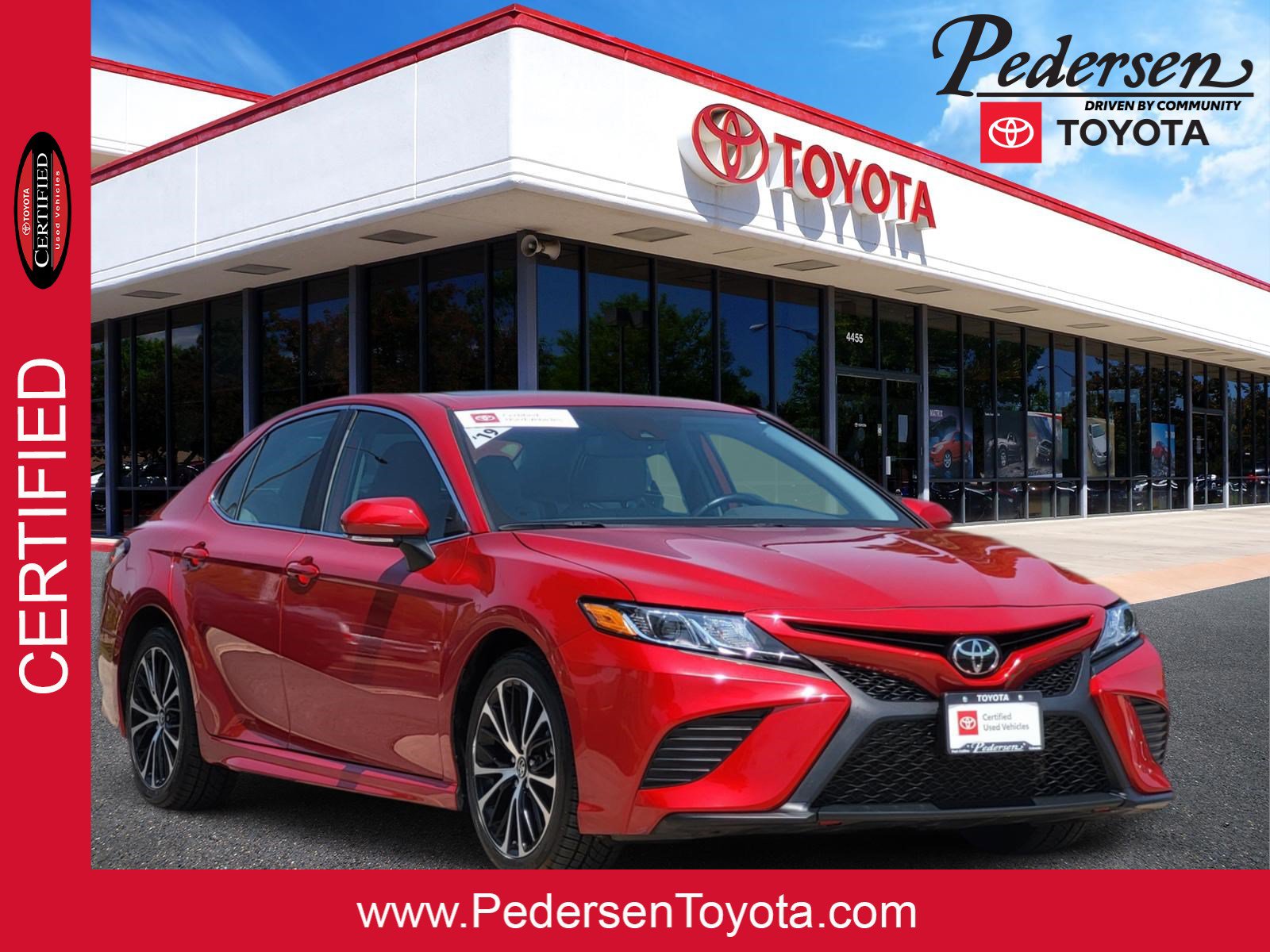 Certified 2019 Toyota Camry SE w/ Convenience Package