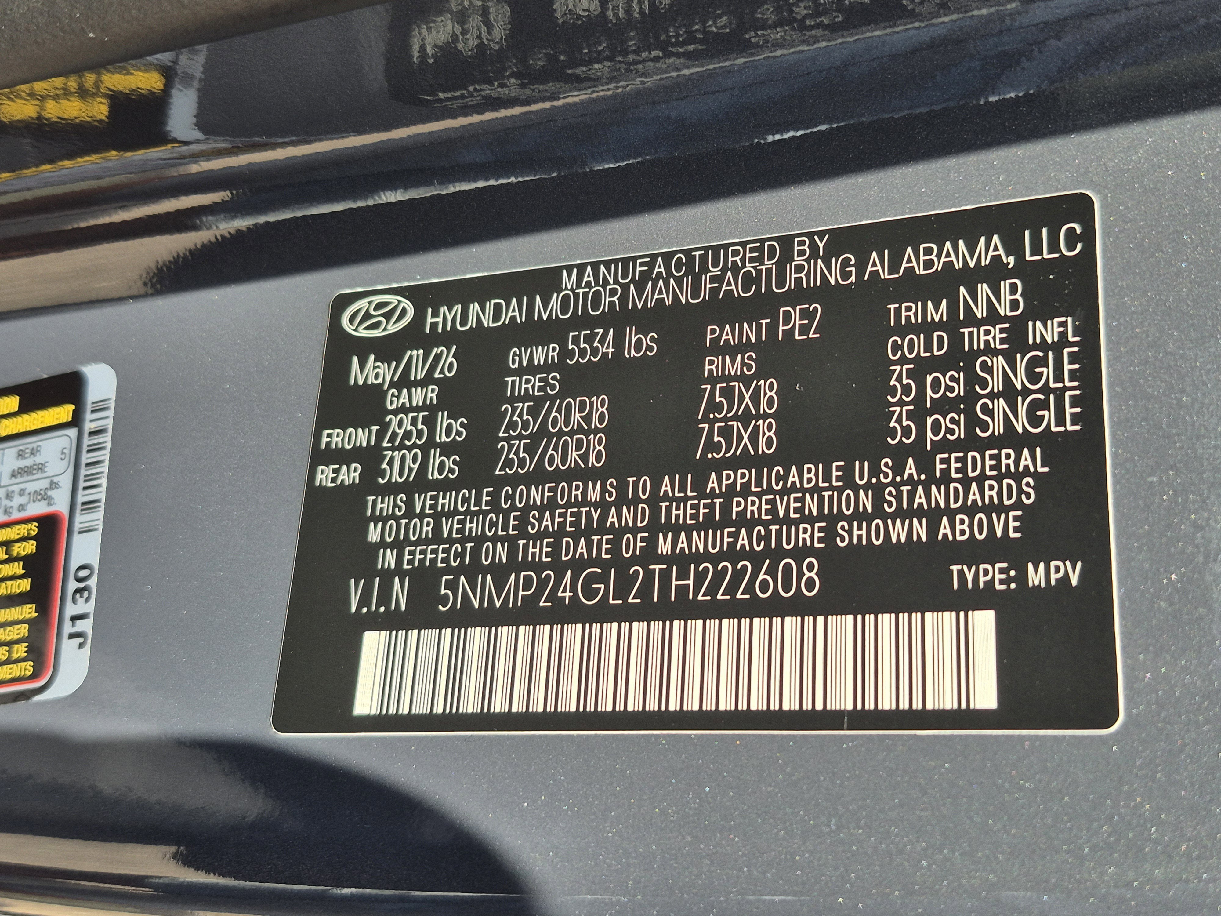 New 2026 Hyundai Santa Fe SEL FWD image 35
