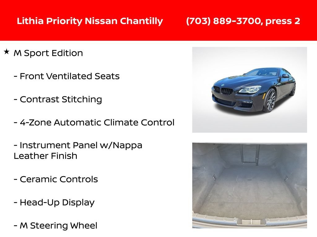 Used 2016 BMW 650i Gran Coupe RWD image 30