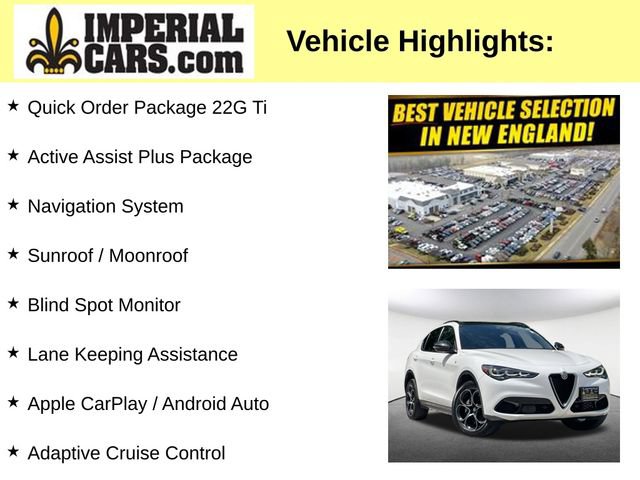 Used 2024 Alfa Romeo Stelvio Ti w/ Active Assist Plus Package AWD/4WD image 8