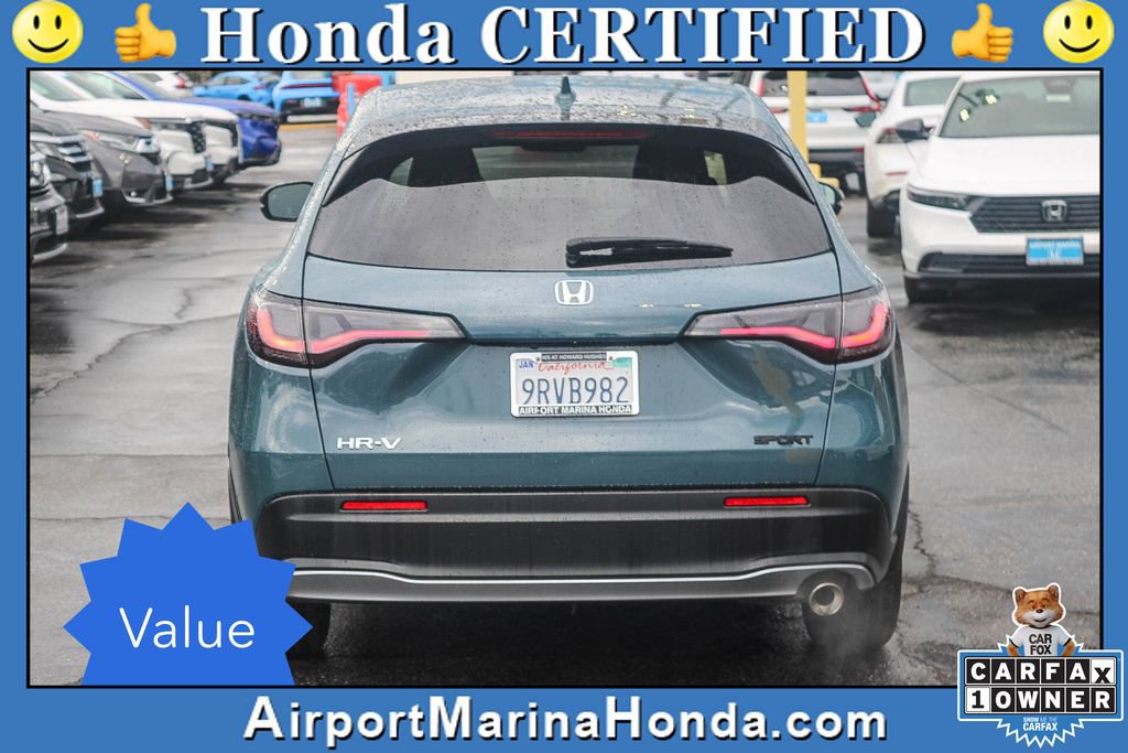 Certified 2025 Honda HR-V Sport image 7