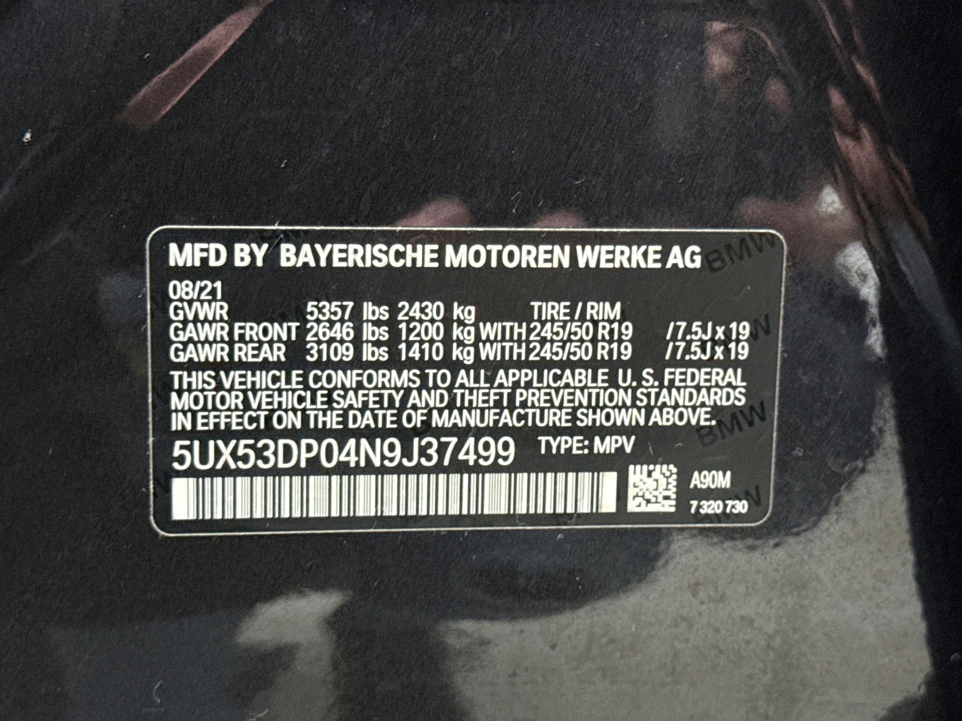 Used 2022 BMW X3 xDrive30i w/ Convenience Package image 25