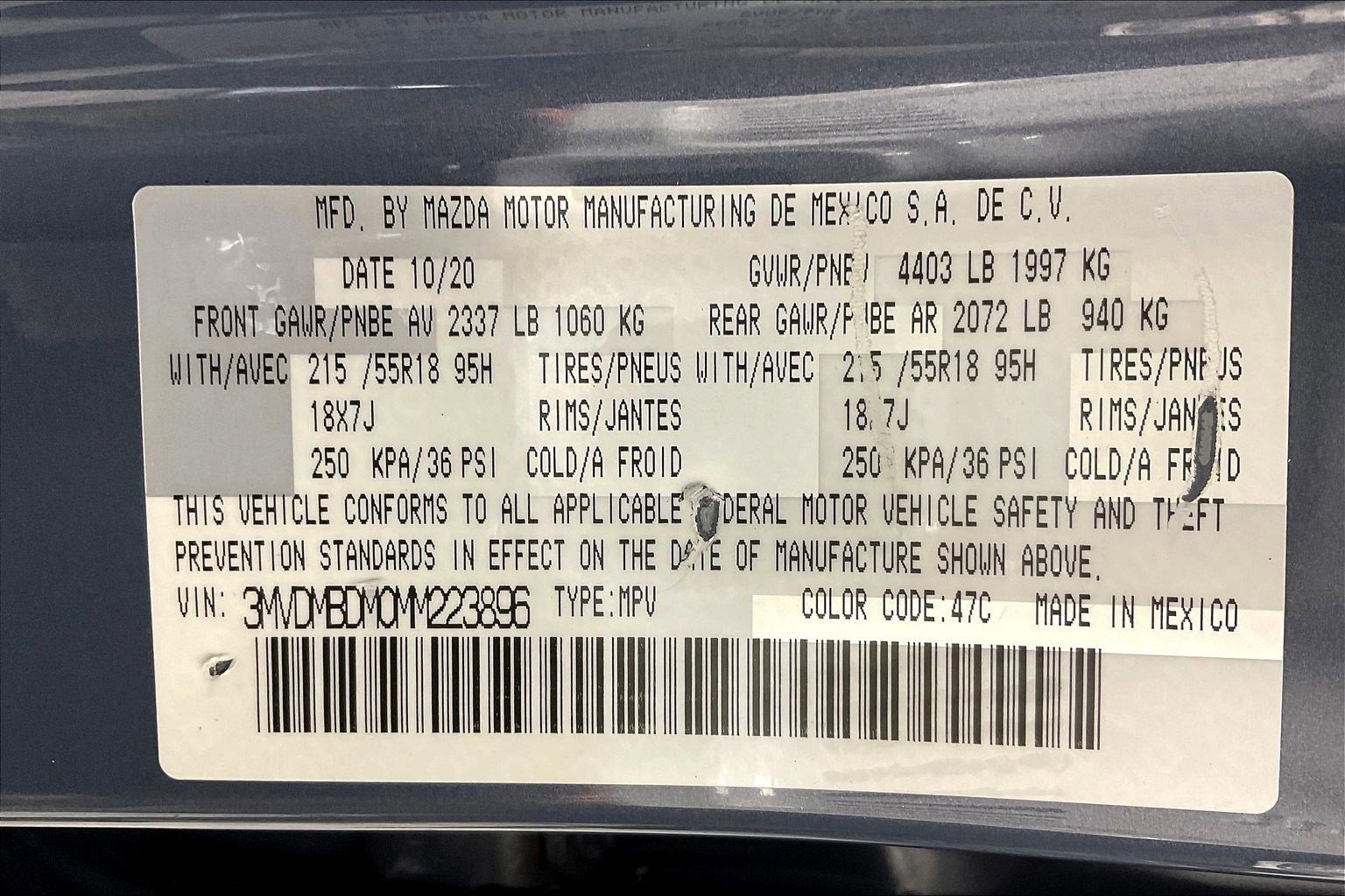 Used 2021 MAZDA CX-30 AWD 2.5 S w/ Premium Package image 19