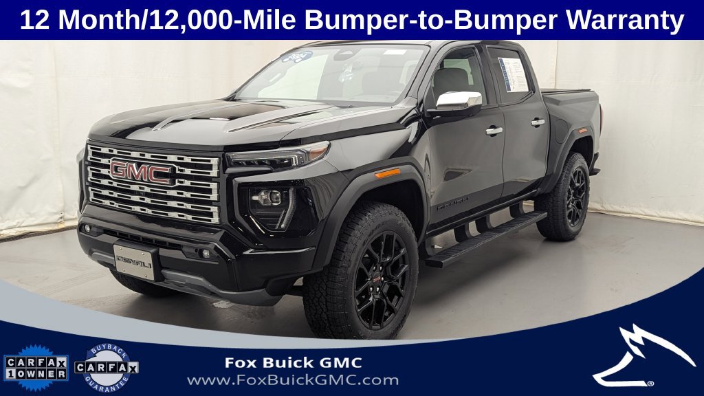 Certified 2024 GMC Canyon Denali w/ LPO, Denali Black Edition AWD/4WD image 1