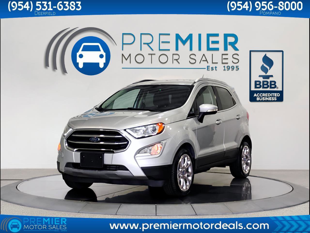 Used 2019 Ford EcoSport Titanium w/ Interior Protection Package FWD image 1