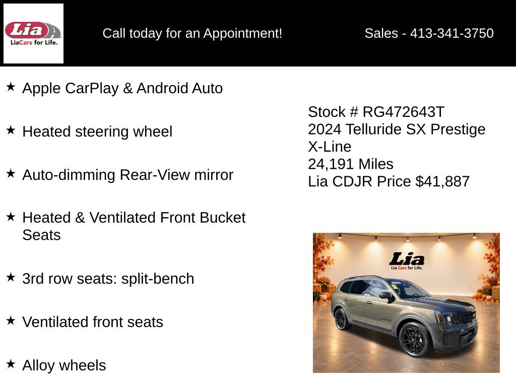 Used 2024 Kia Telluride SX Prestige X-Line AWD/4WD image 11