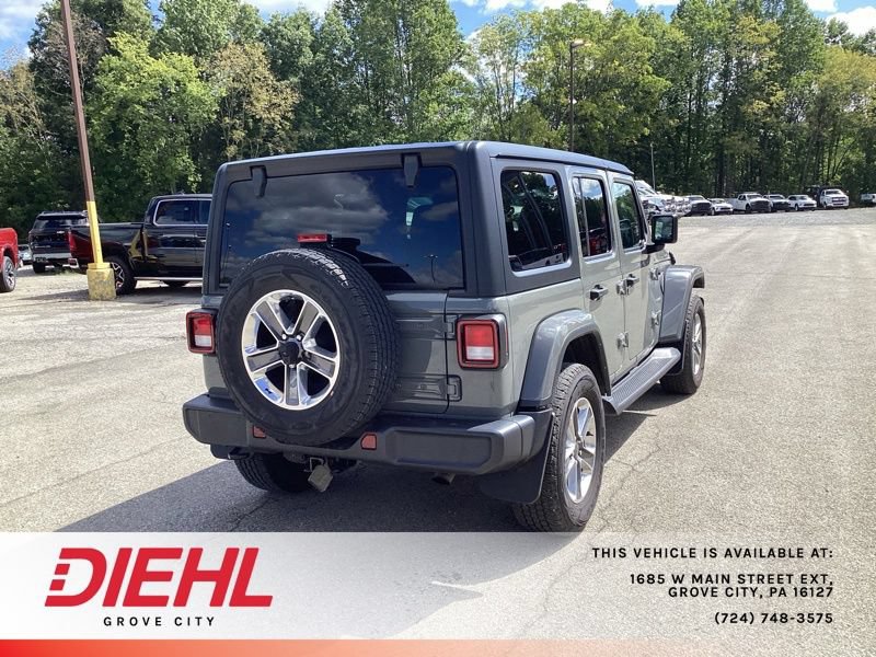 Used 2022 Jeep Wrangler Unlimited Sahara w/ Cold Weather Group AWD/4WD image 7