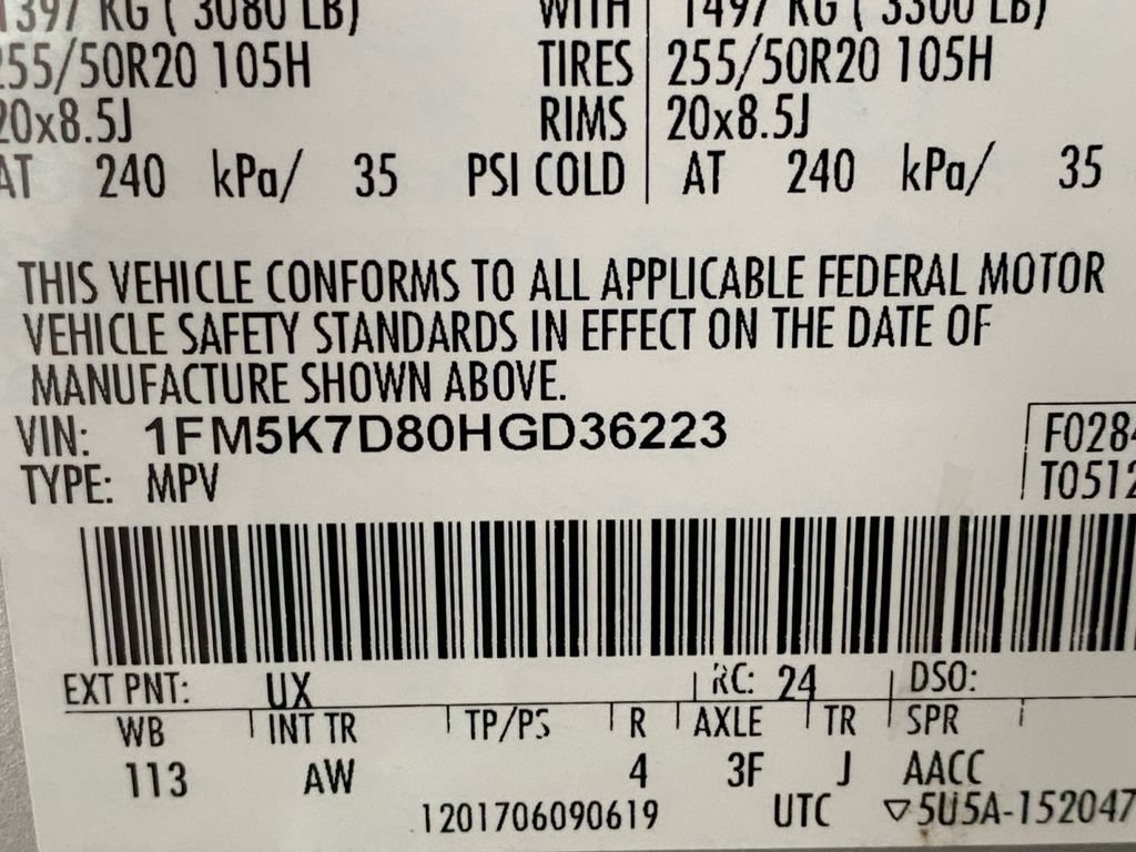 Used 2017 Ford Explorer XLT w/ Equipment Group 202A FWD image 27