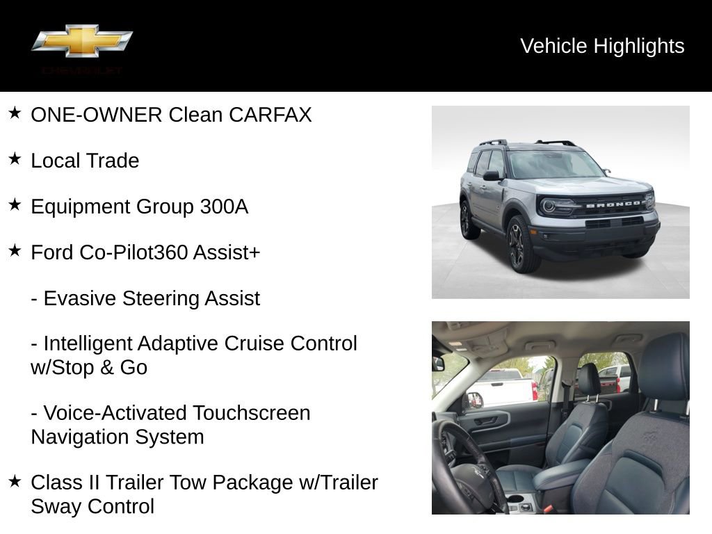 Used 2022 Ford Bronco Sport Outer Banks w/ Tech Package AWD/4WD image 18