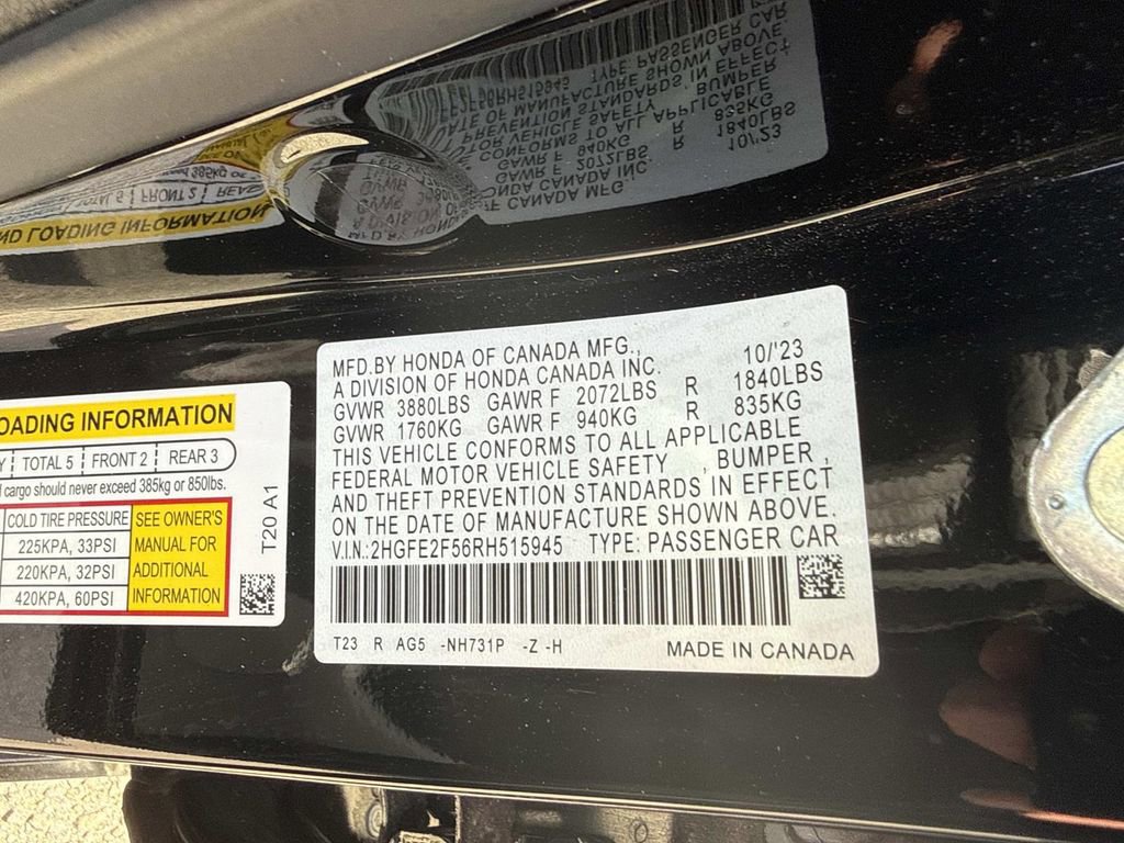 Used 2024 Honda Civic Sport image 13