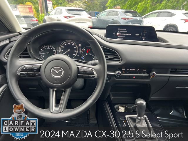 Used 2024 MAZDA CX-30 AWD 2.5 S w/ Select Sport Pkg image 12