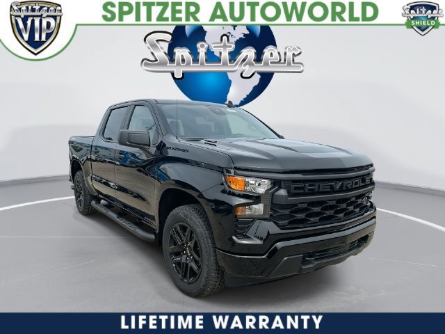 New 2026 Chevrolet Silverado 1500 Custom w/ Turbomax Blackout Package AWD/4WD image 1