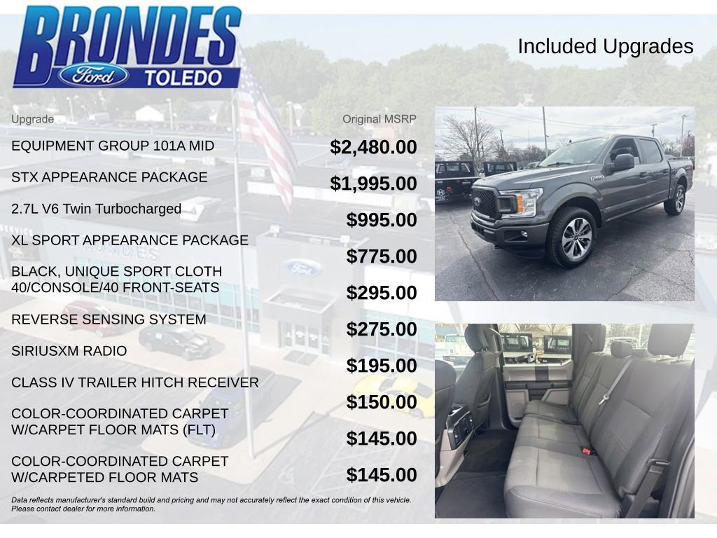 Used 2020 Ford F150 XL w/ Equipment Group 101A Mid AWD/4WD image 6