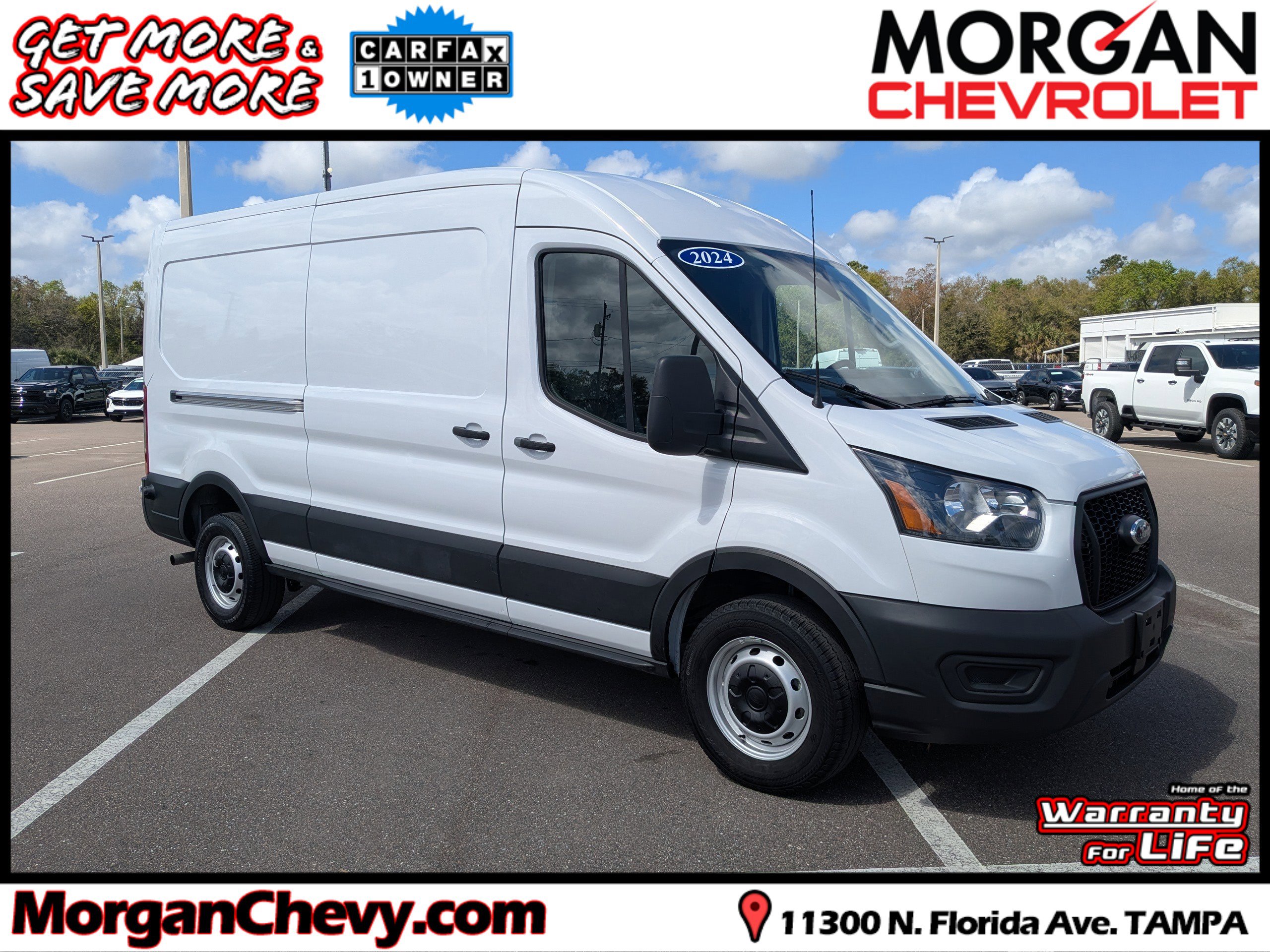 Used 2024 Ford Transit 250 Medium Roof w/ Load Area Protection Package