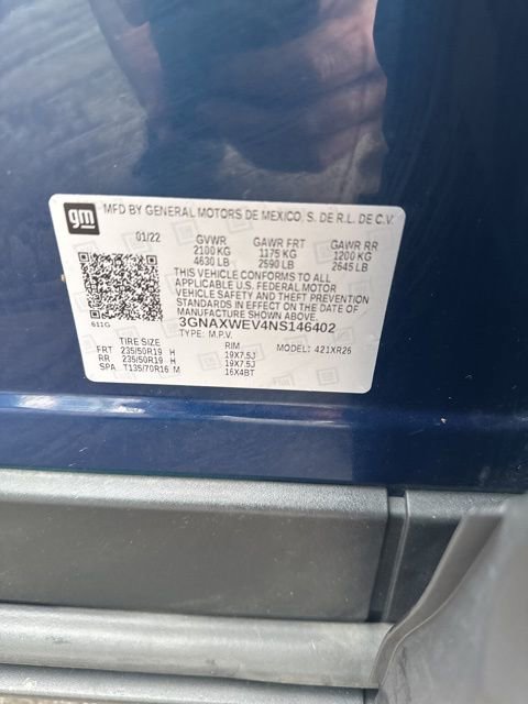 Used 2022 Chevrolet Equinox RS w/ Infotainment Package image 24