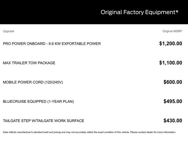 New 2025 Ford F150 Lightning Flash w/ Max Trailer Tow Package image 19