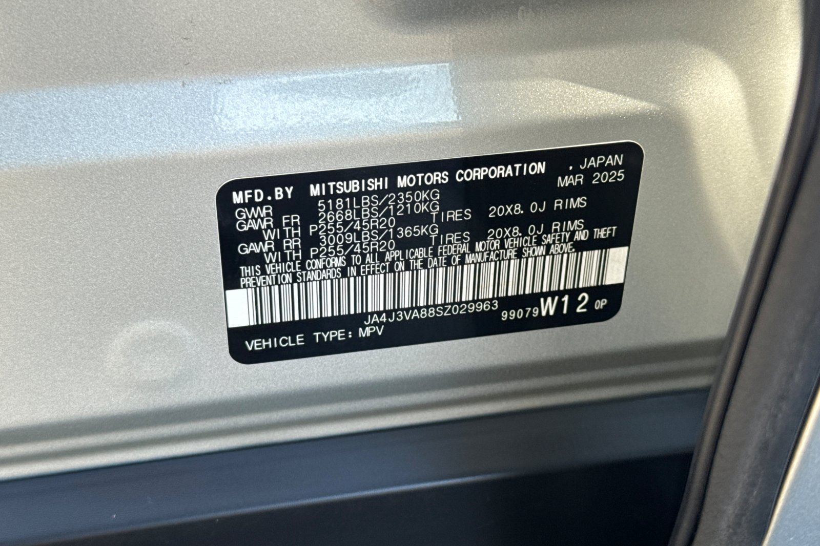 Used 2025 Mitsubishi Outlander SE FWD image 32