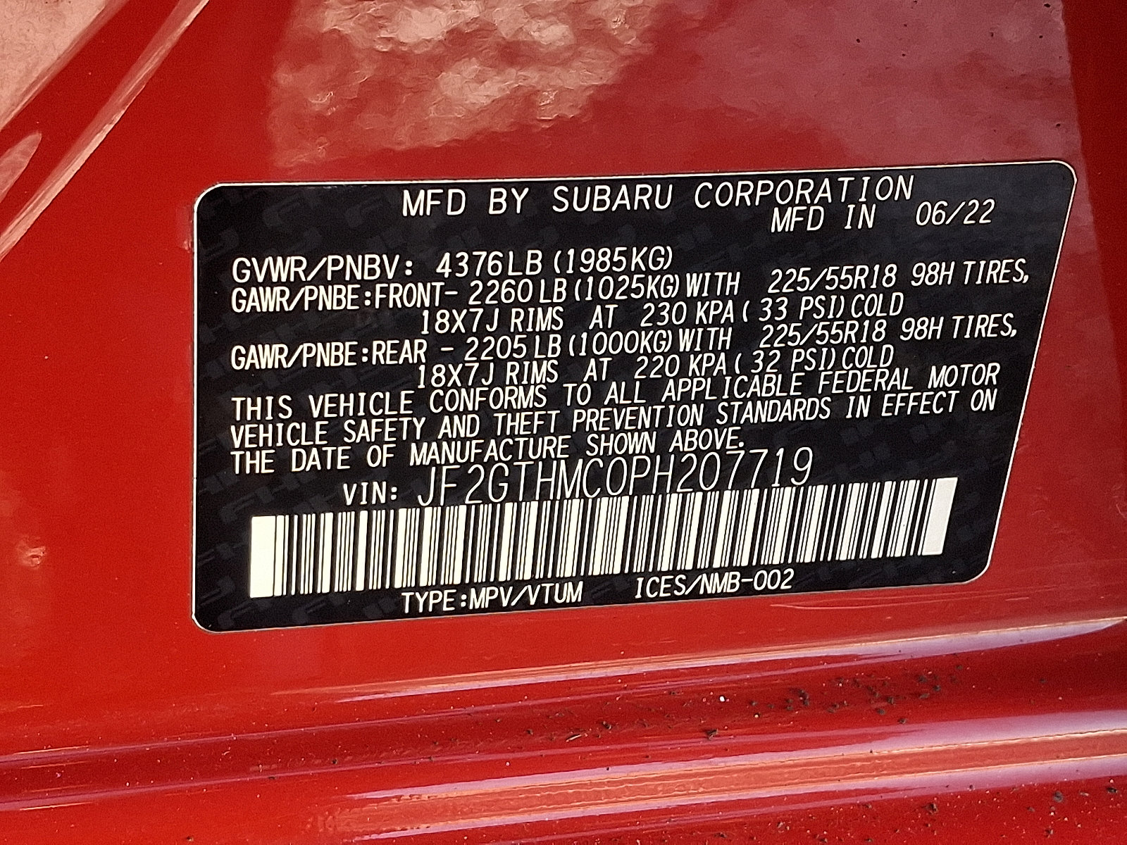 Certified 2023 Subaru Crosstrek 2.5i Limited w/ Moonroof Package image 28