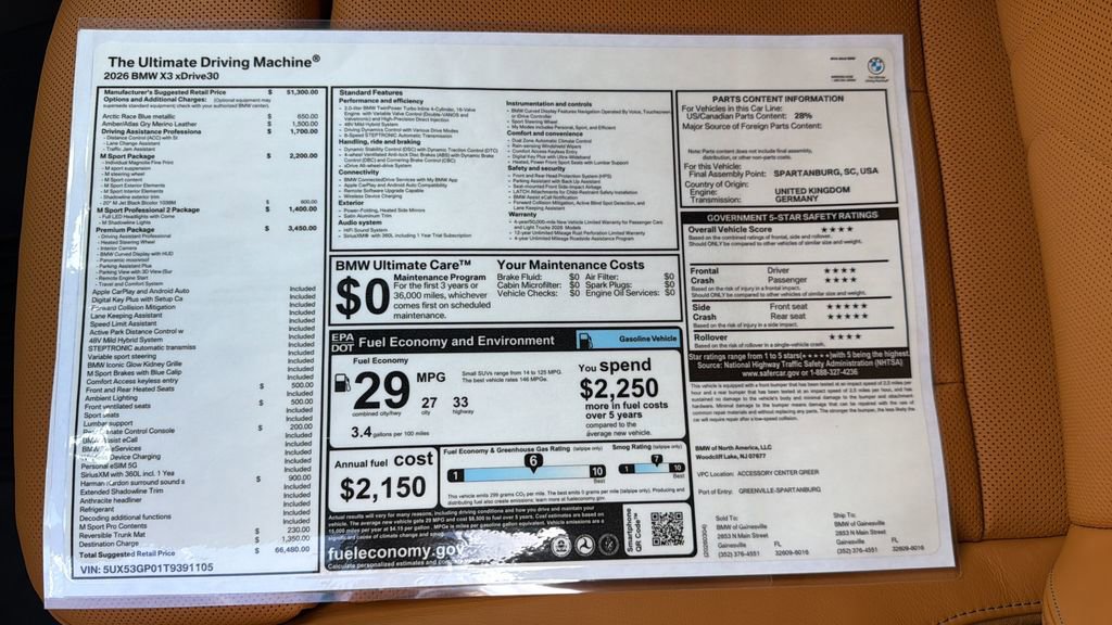 New 2026 BMW X3 xDrive30 image 27