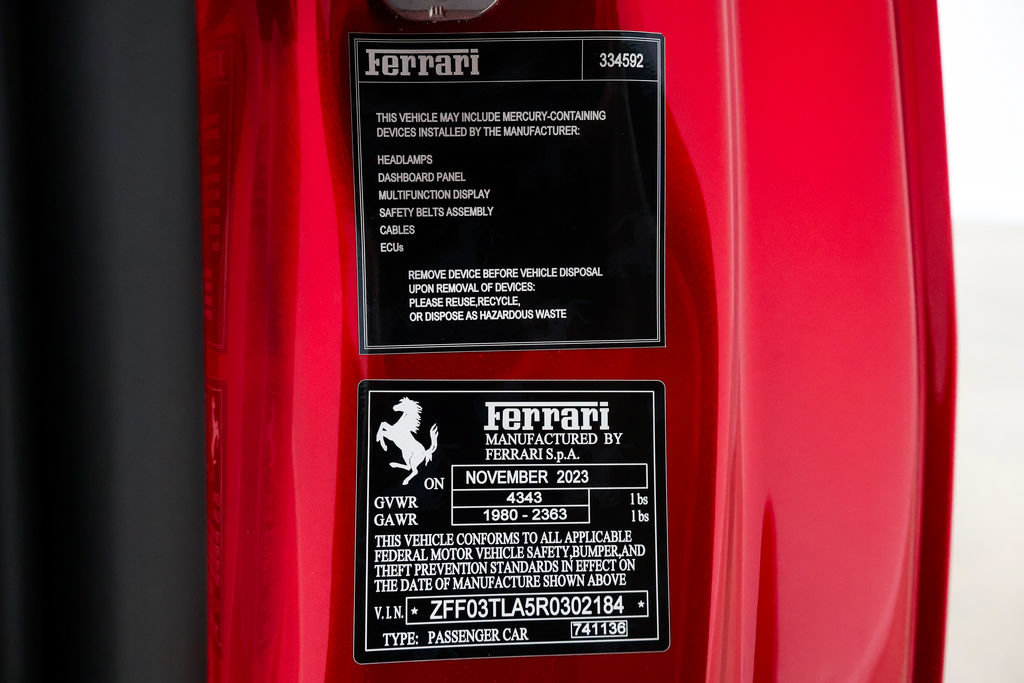 Used 2024 Ferrari 812 Competizione RWD image 95