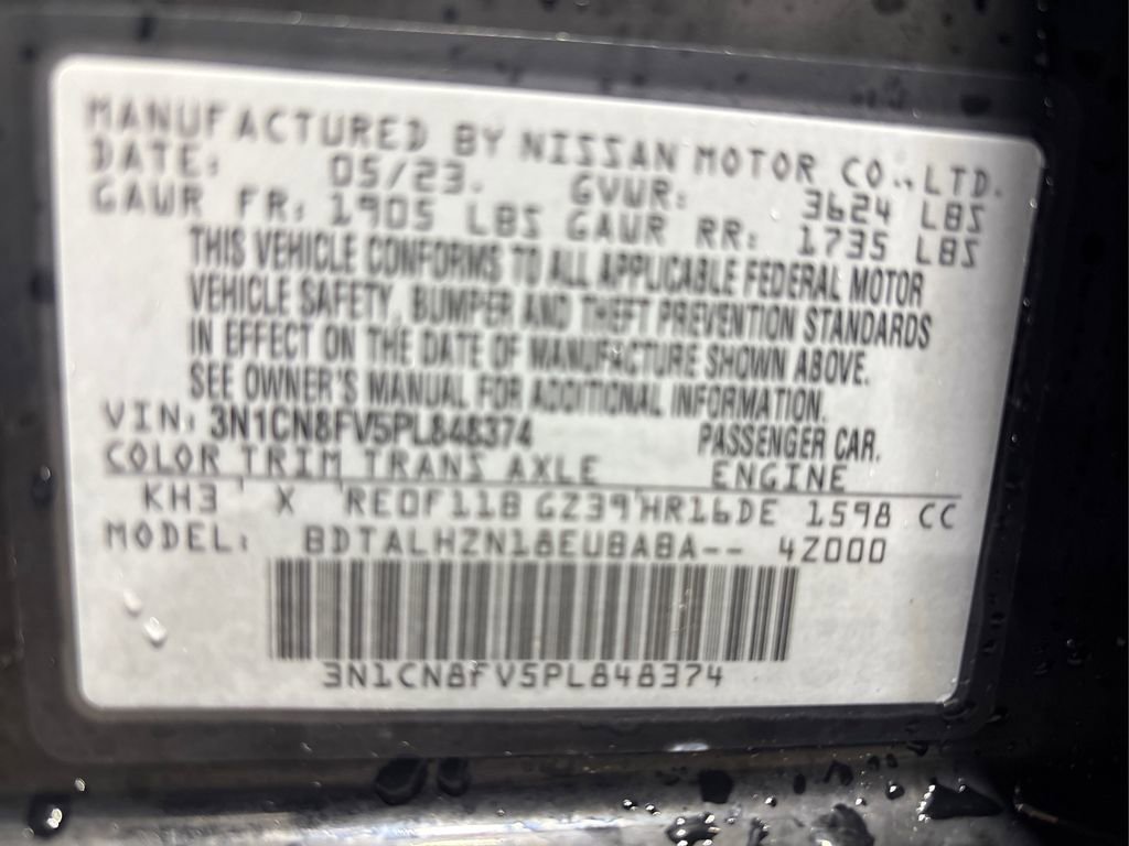 Used 2023 Nissan Versa SR w/ Trunk Package image 16