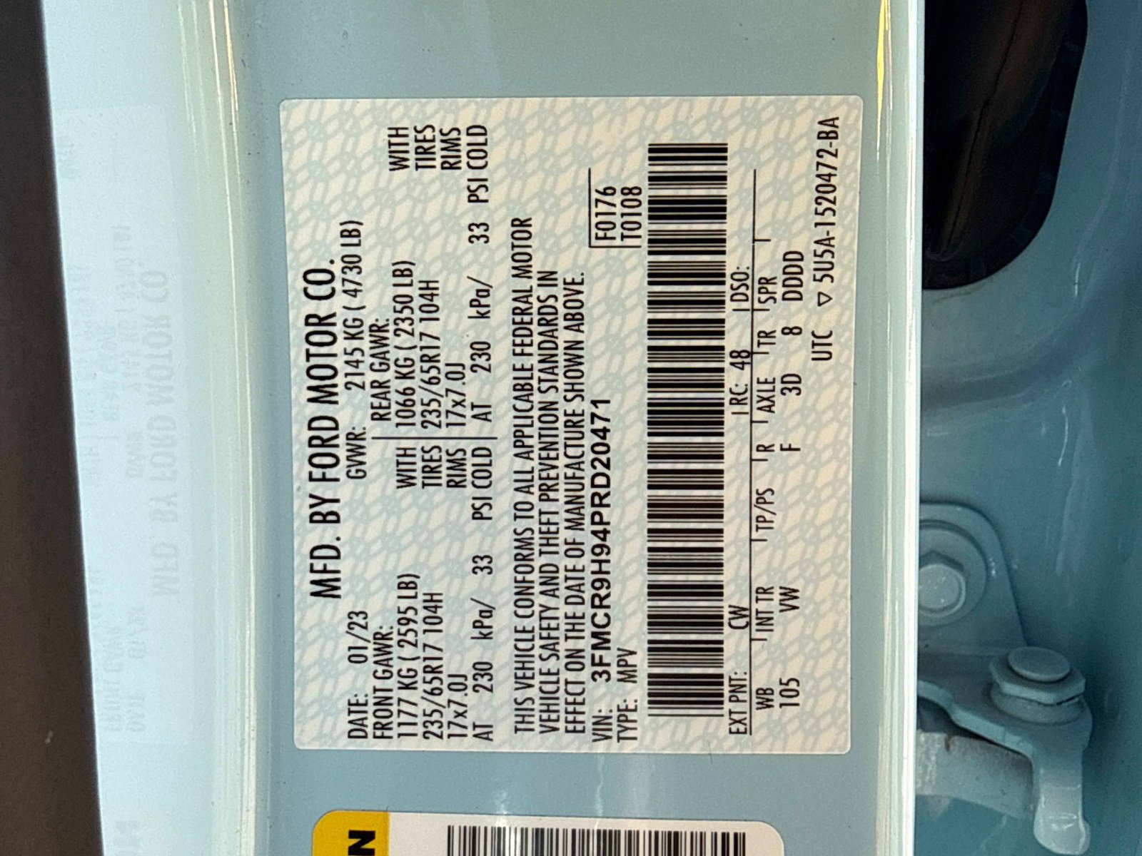 Used 2023 Ford Bronco Sport Heritage Limited image 36