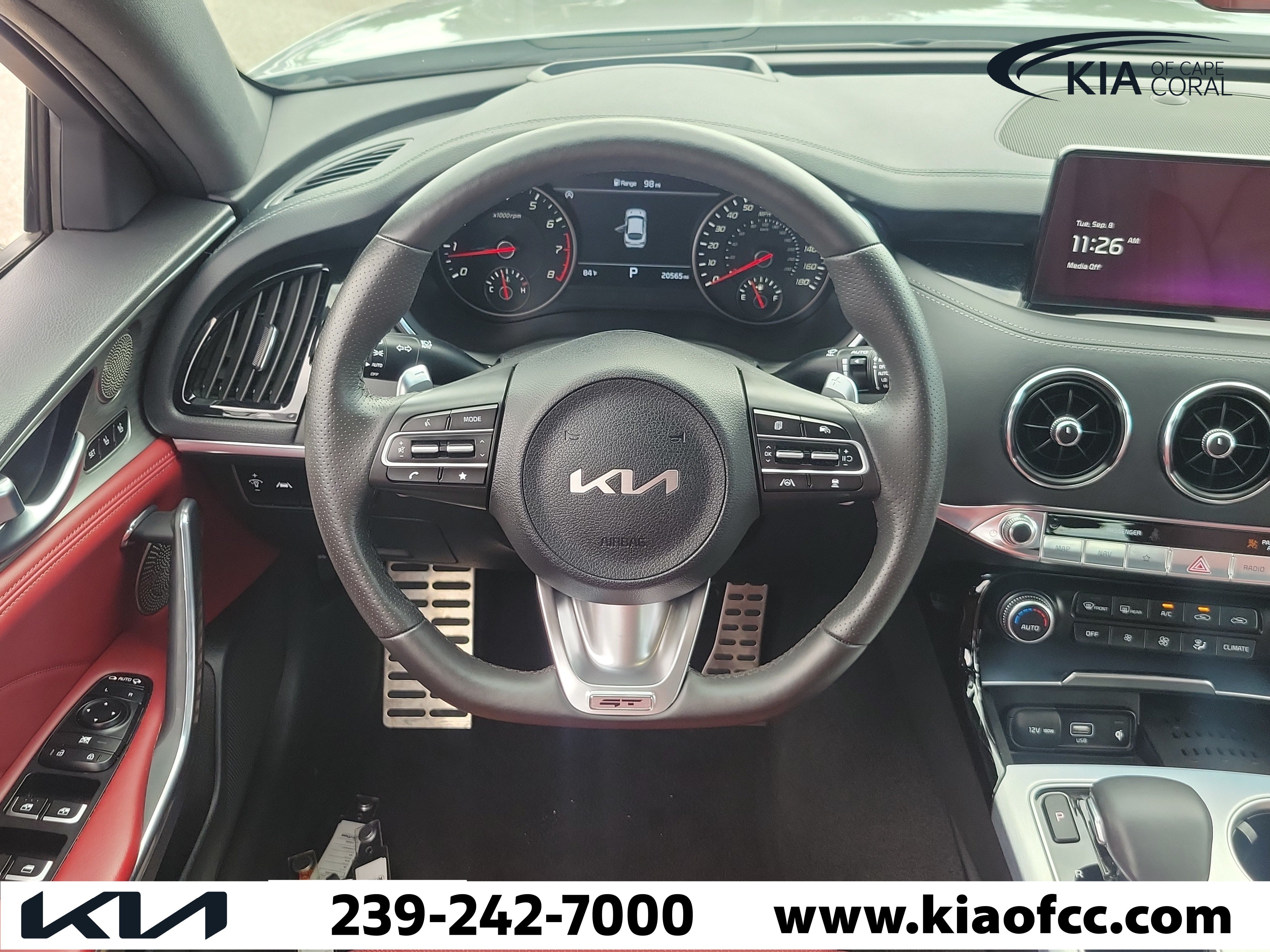 Used 2023 Kia Stinger GT2 w/ Red Interior Color Package AWD/4WD image 18