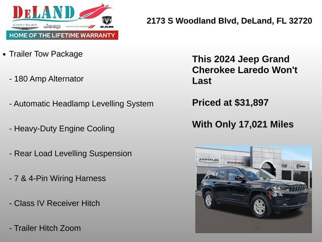 Used 2024 Jeep Grand Cherokee Laredo w/ Luxury Tech Group I image 7
