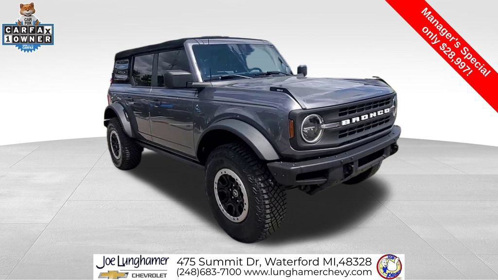 Used 2021 Ford Bronco Black Diamond w/ Sasquatch Package AWD/4WD video 2