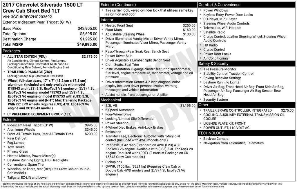 Certified 2017 Chevrolet Silverado 1500 LT w/ All Star Edition image 6