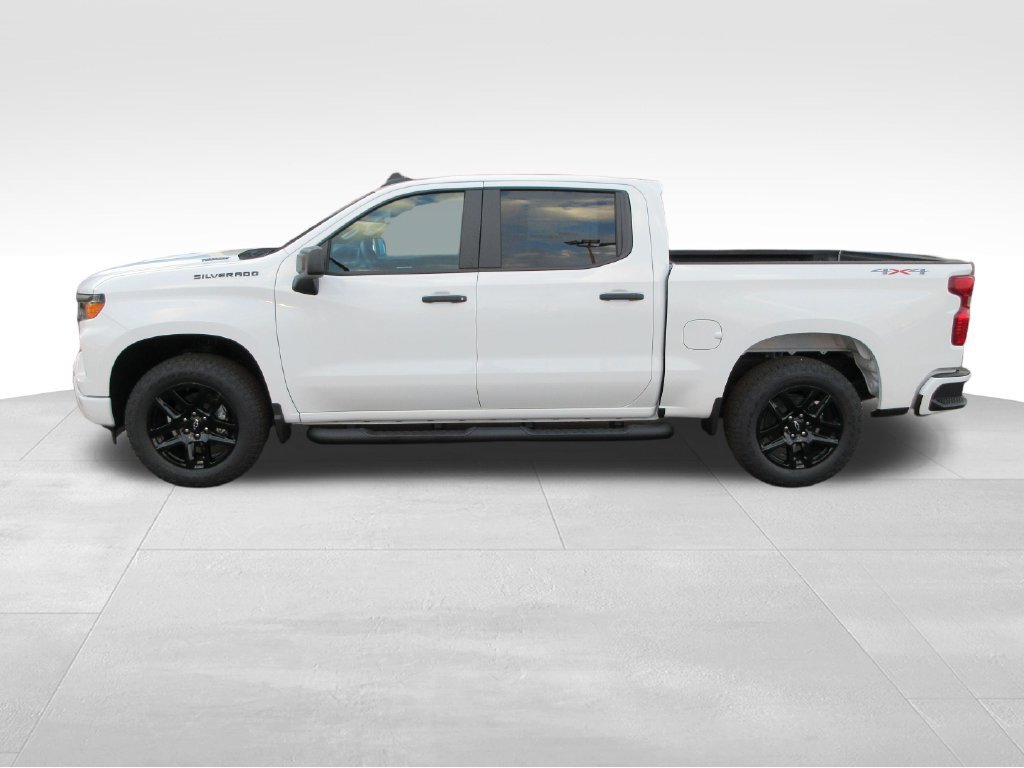 New 2026 Chevrolet Silverado 1500 Custom w/ Turbomax Blackout Package AWD/4WD image 2