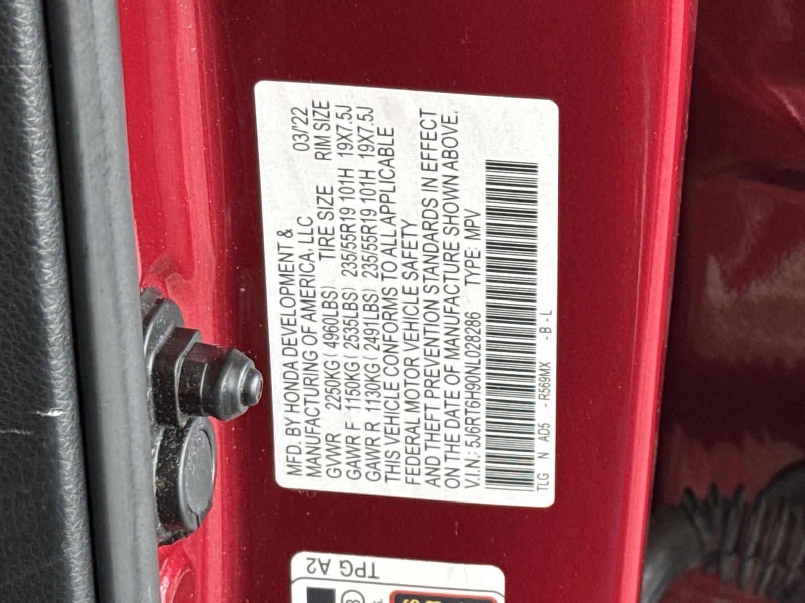 Used 2022 Honda CR-V Touring image 29