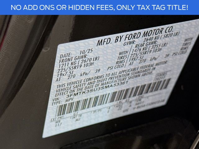 New 2025 Ford Mustang Mach-E Premium image 33