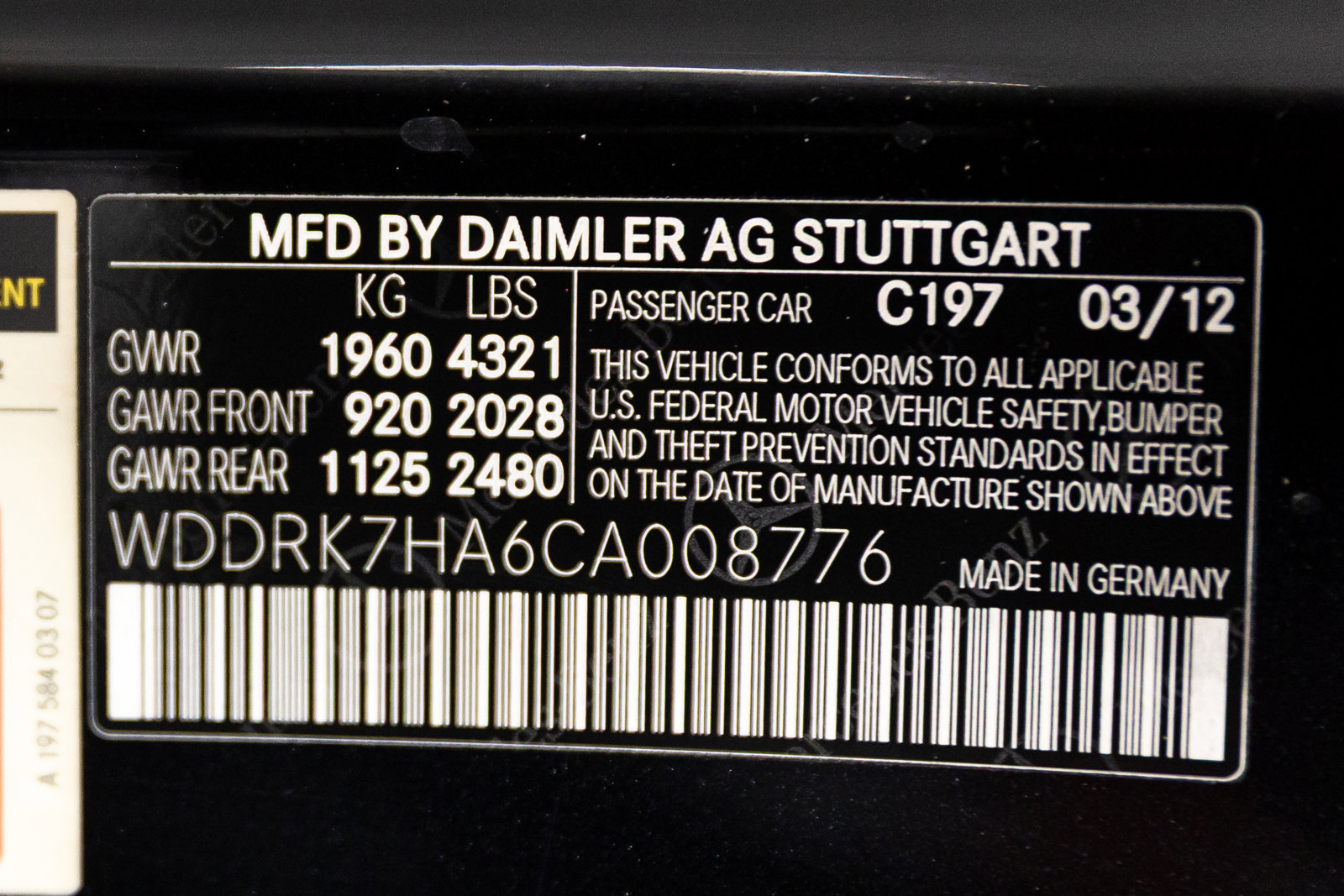 Used 2012 Mercedes-Benz SLS AMG Roadster image 28