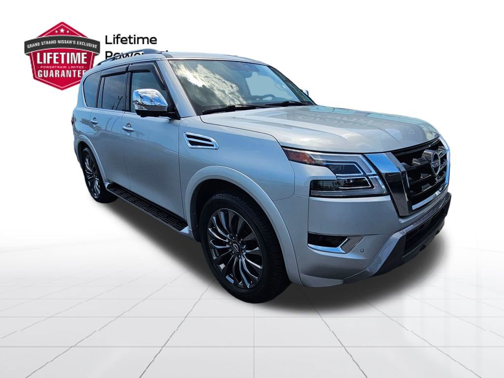 Used 2023 Nissan Armada Platinum w/ Captain's Chairs Package AWD/4WD image 5
