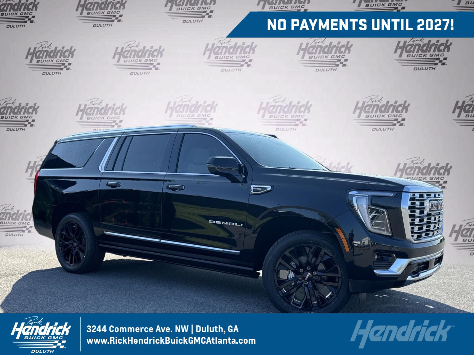 New 2026 GMC Yukon XL Denali w/ Sun & Power Step Package