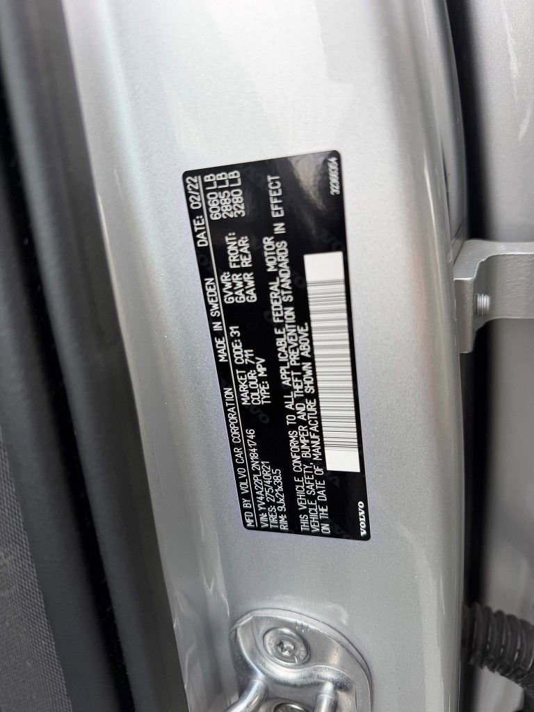 Certified 2022 Volvo XC90 T6 Inscription w/ Advanced Package image 36