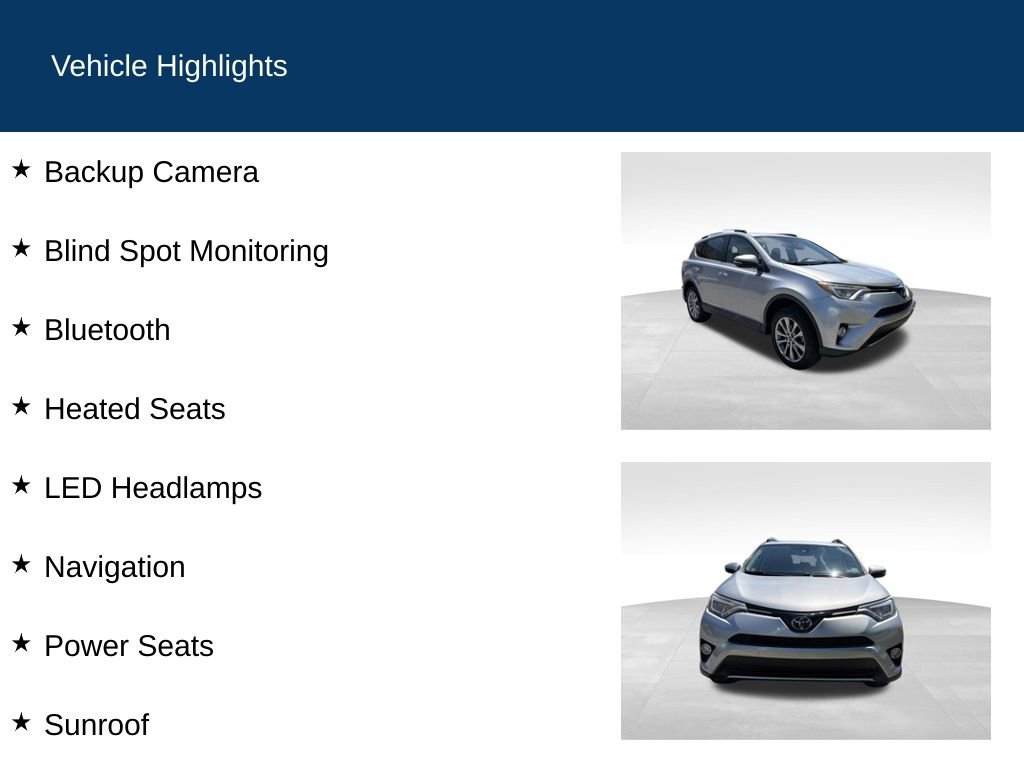 Used 2016 Toyota RAV4 Limited AWD/4WD image 2