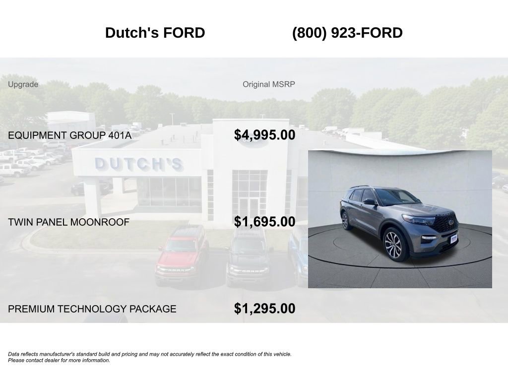 Used 2021 Ford Explorer ST w/ Equipment Group 401A AWD/4WD image 5