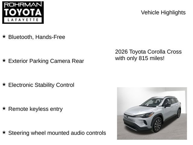 Used 2026 Toyota Corolla Cross SE image 7